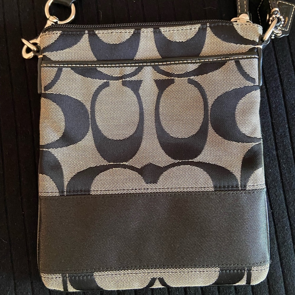 Coach logo crossbody bag